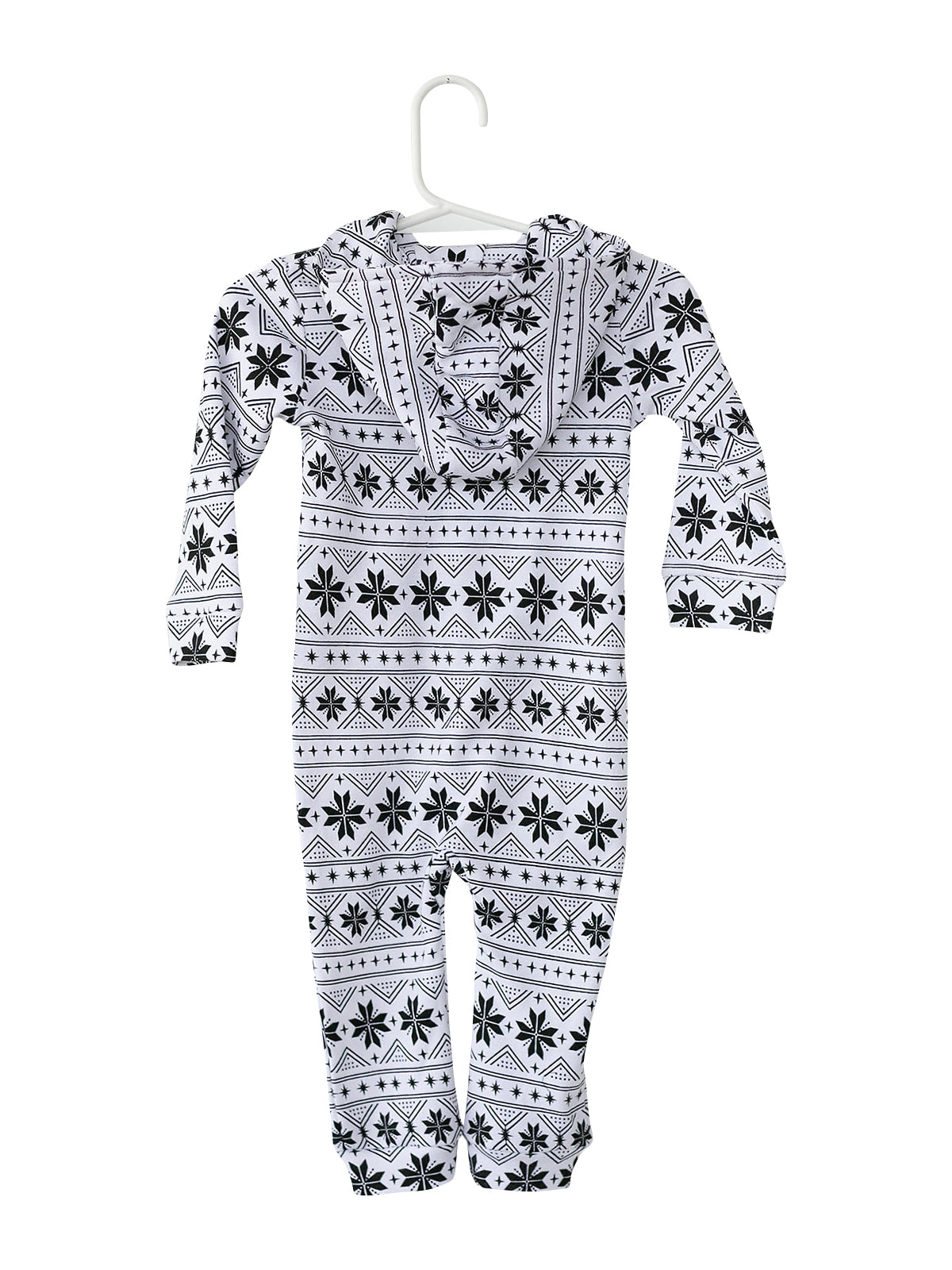 Organic Hoodie Zip Coverall | GOTS Certified Organic Cotton | Signature Prints