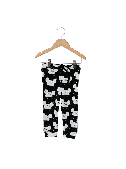 Signature print organic baby and kids faux drawstring pant by Modern Burlap