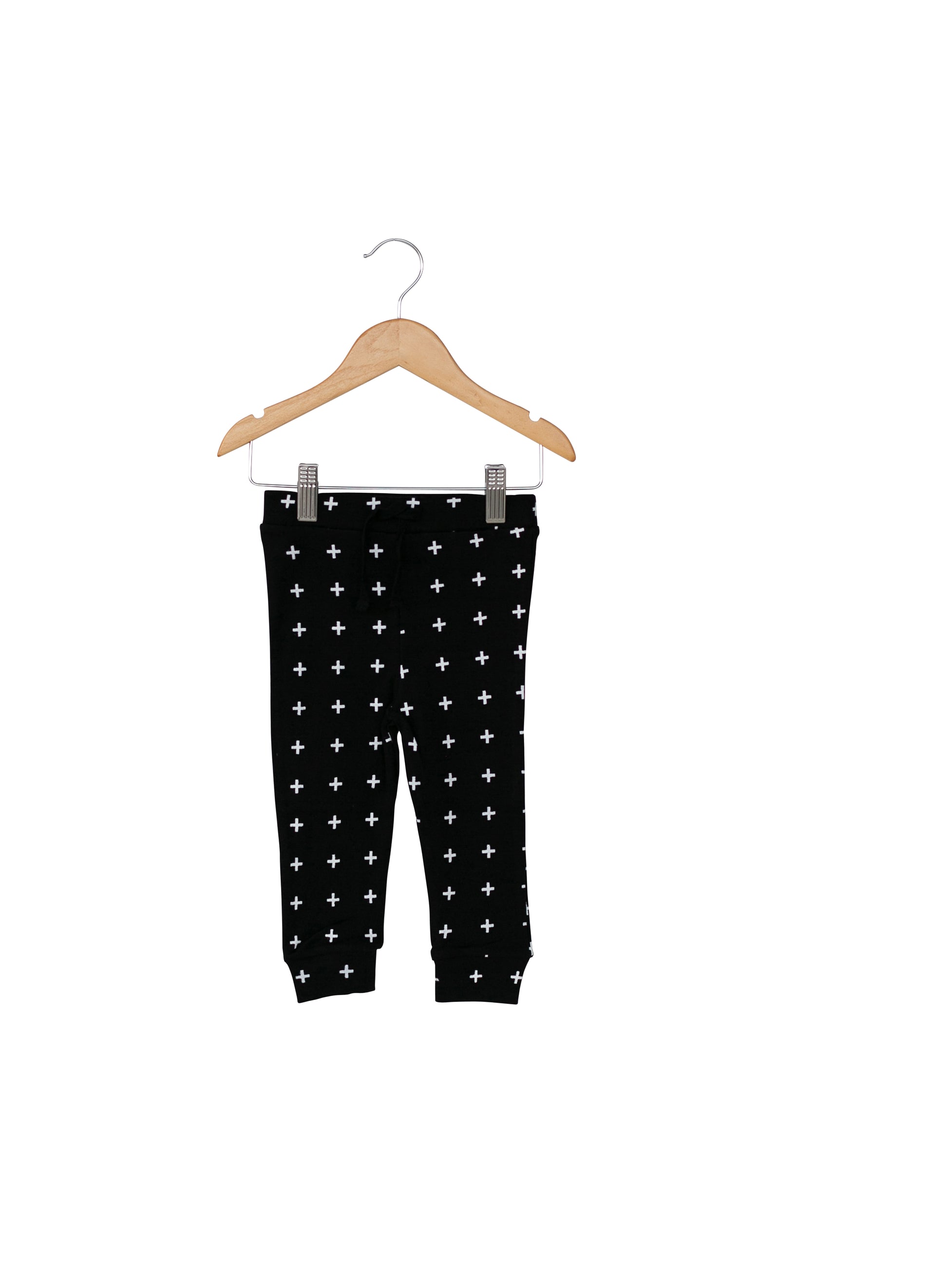 Organic baby and kids faux drawstring pant in signature prints – alternate view 2