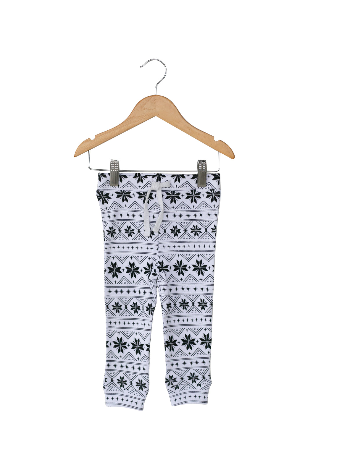 Organic baby and kids faux drawstring pant in signature prints – alternate view 4