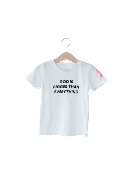 God is bigger than everything Unisex Crewneck Tee -  Cloud