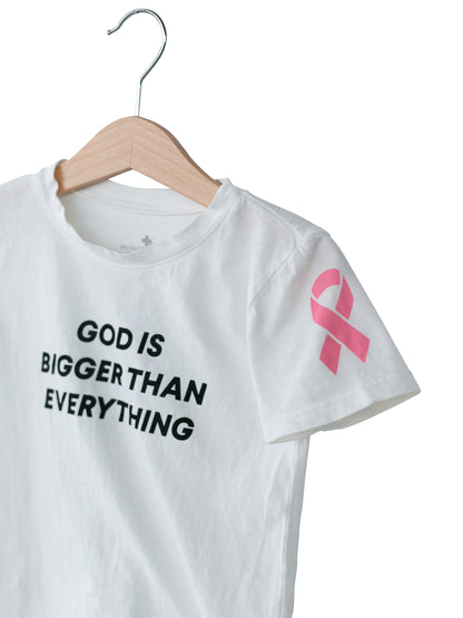 God is bigger than everything Unisex Crewneck Tee -  Cloud