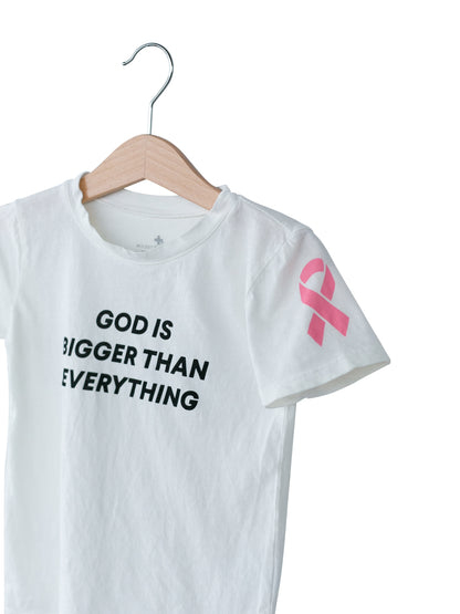 God is bigger than everything Unisex Crewneck Tee -  Cloud