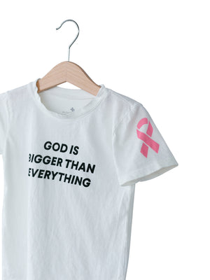
                  
                    Load image into Gallery viewer, God is bigger than everything Unisex Crewneck Tee -  Cloud
                  
                
