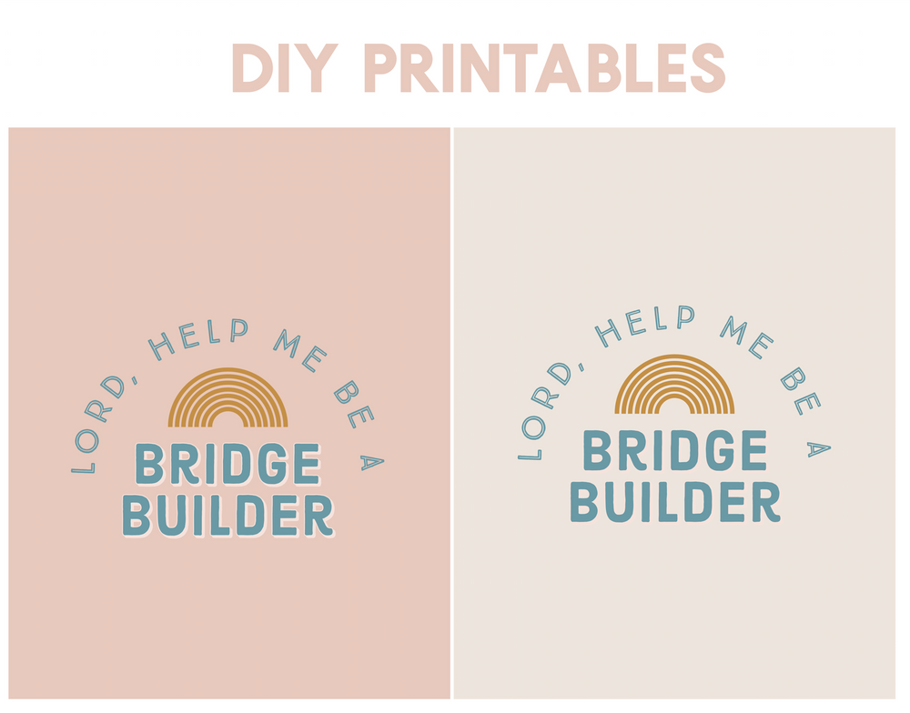 DIY Bridge Builders Printables