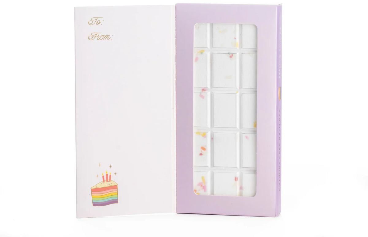 Feeling Smitten - It's a good day for a birthday! Rainbow Bath Bar