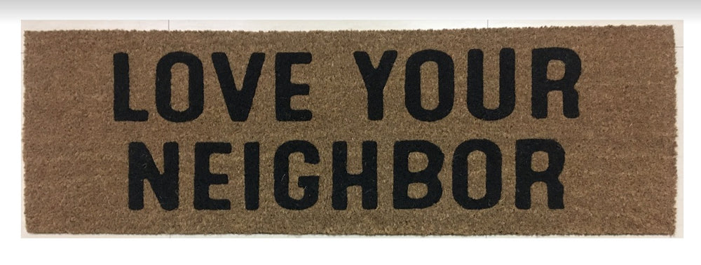 
                  
                    Load image into Gallery viewer, XL Doormat | Love your neighbor
                  
                