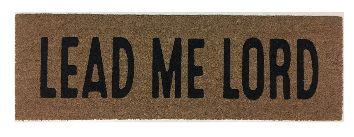 XL Christian Doormat | Lead Me Lord | Coconut Coir