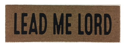 XL Christian Doormat | Lead Me Lord | Coconut Coir