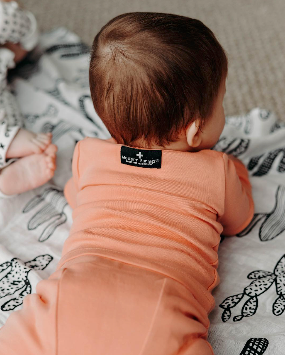 Organic Baby + Kids Pajama Set | Solid Colors