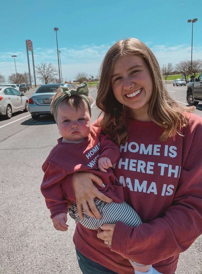 Home is where the mama is Kid's Sweatshirt