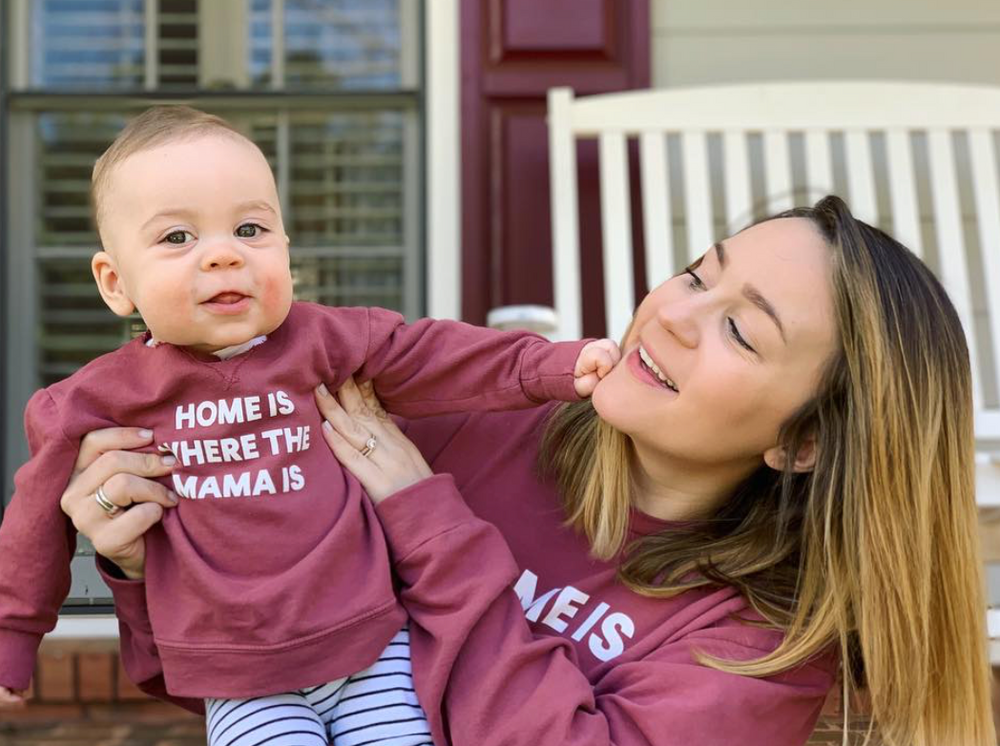 
                  
                    Load image into Gallery viewer, Home is where the mama is Adult Sweatshirt
                  
                