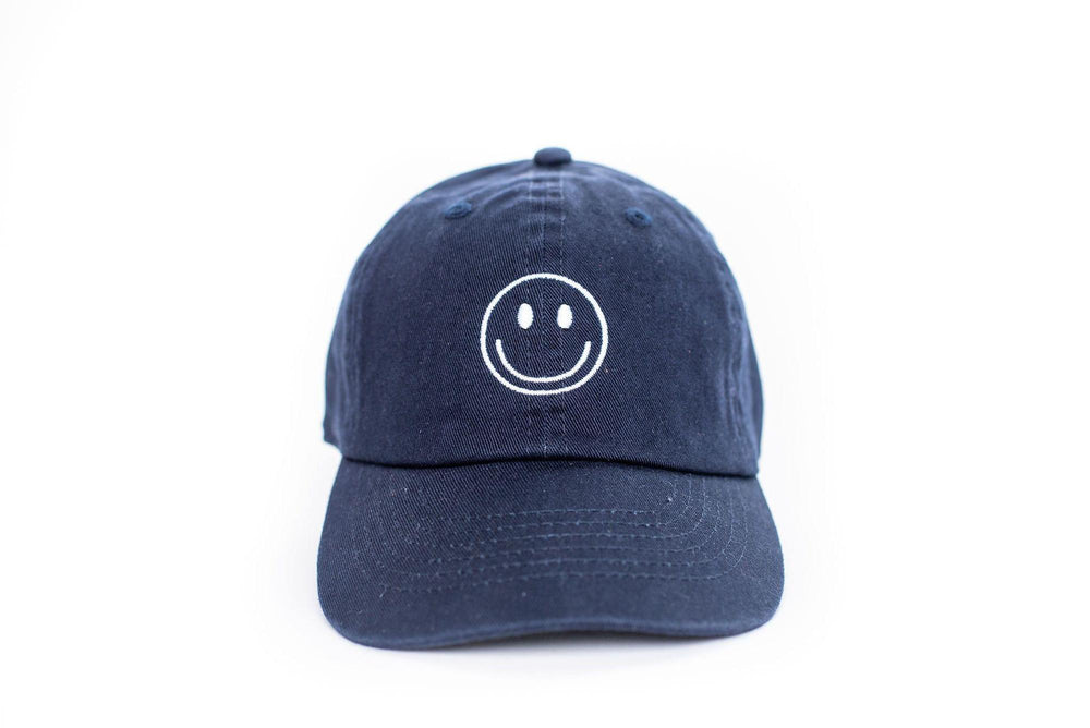 
                  
                    Load image into Gallery viewer, Rey to Z Baseball Toddler Hat - Navy Smiley Face Hat (1Y-4Y)
                  
                