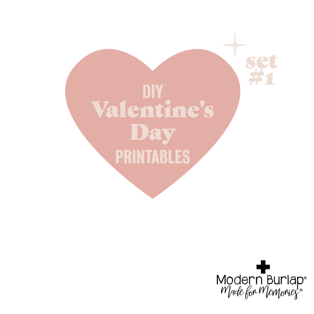 Printable Modern Burlap