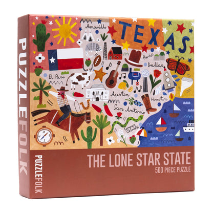 The Lone Star State 500-Piece Puzzle | Puzzlefolk