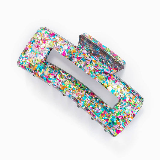 Colorful Confetti Claw Clip