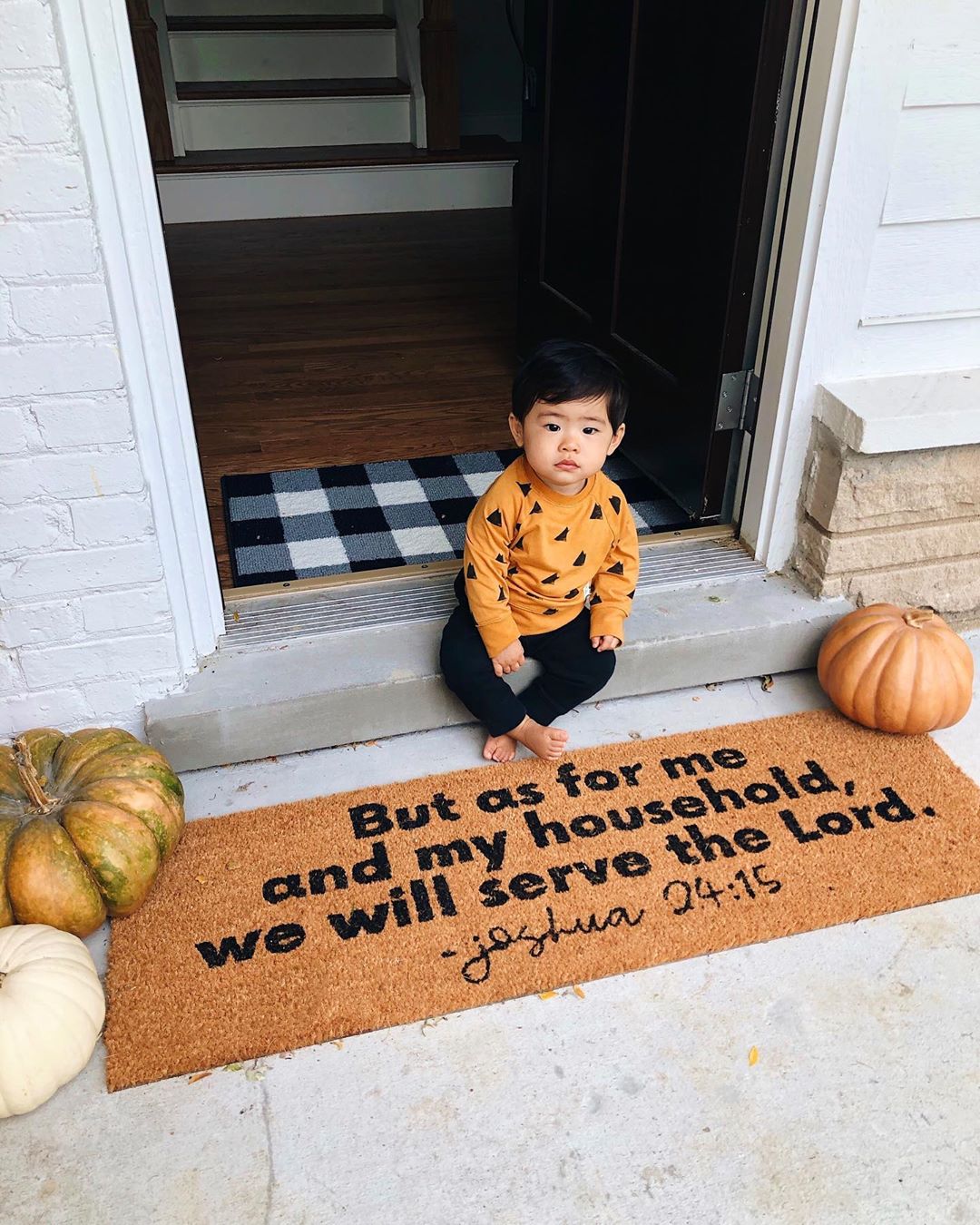 XL Scripture Doormat | Joshua 24:15