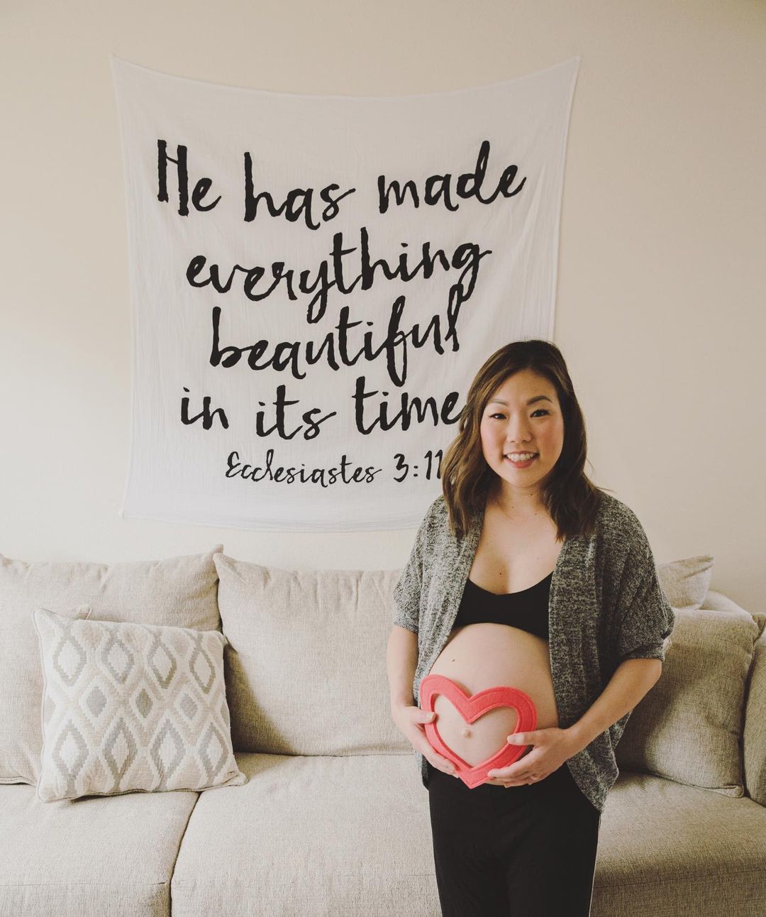 Ecclesiastes 3:11 Scripture swaddle and wall art by Modern Burlap