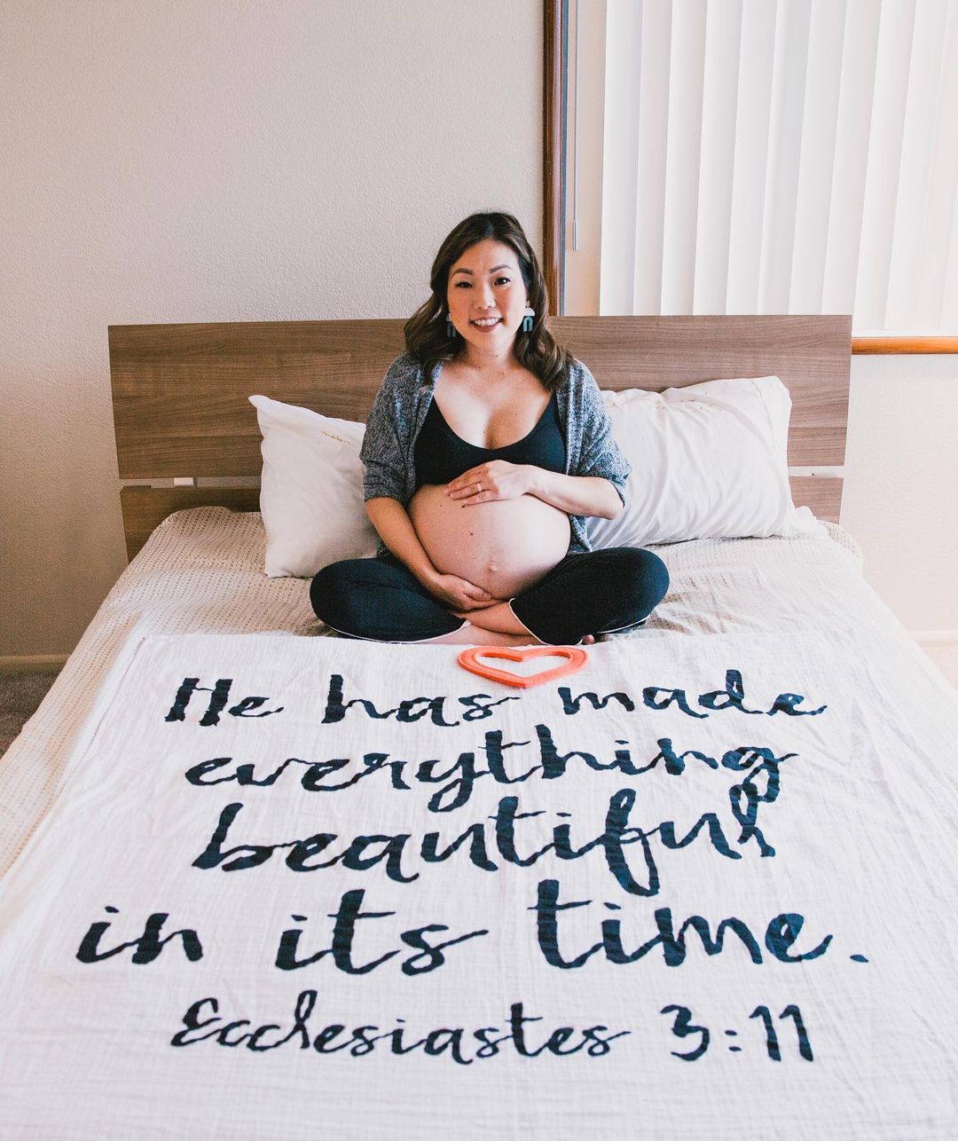 Ecclesiastes 3:11 Scripture swaddle and wall art by Modern Burlap