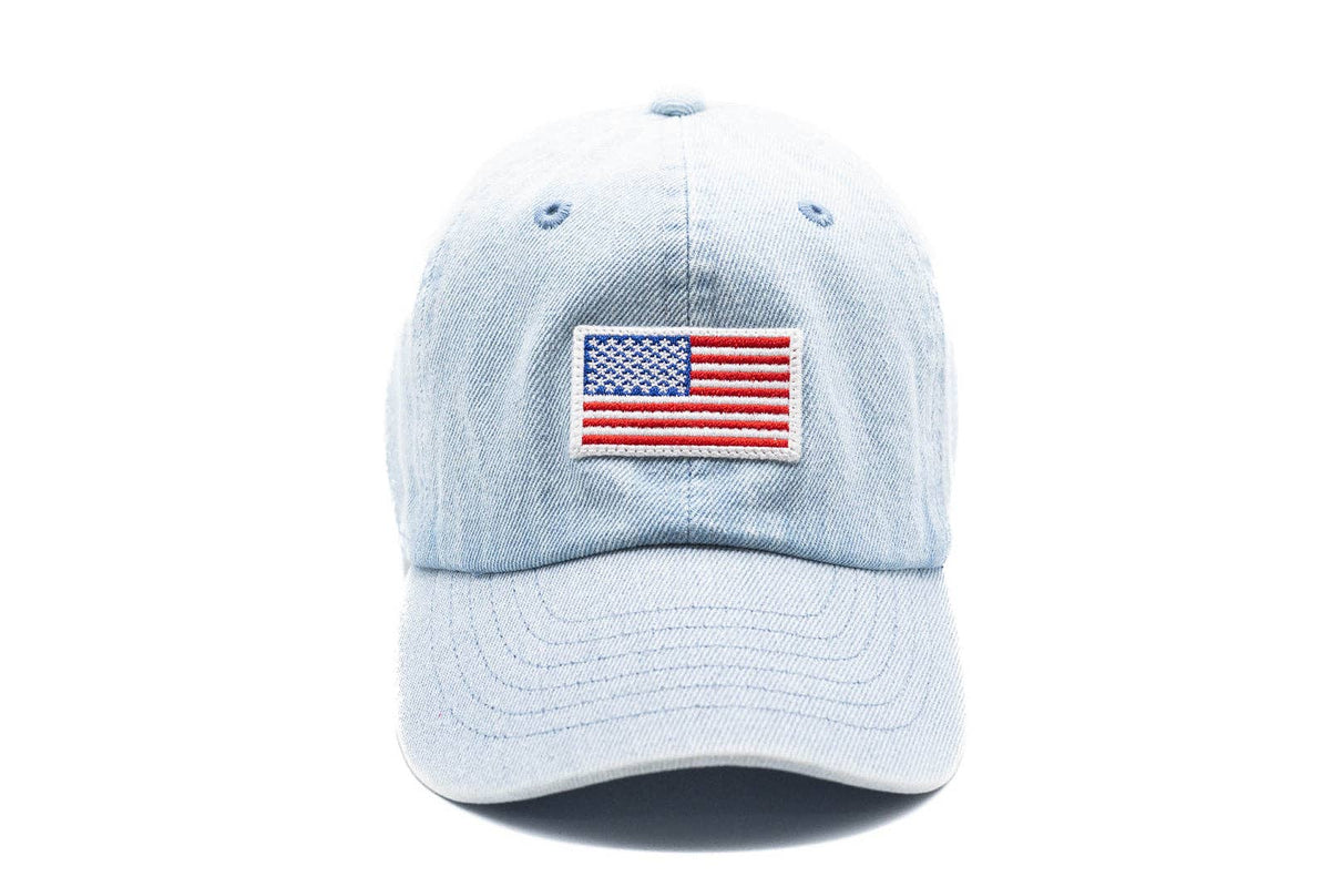 Rey to Z - Super Light Denim Flag Baseball Hat