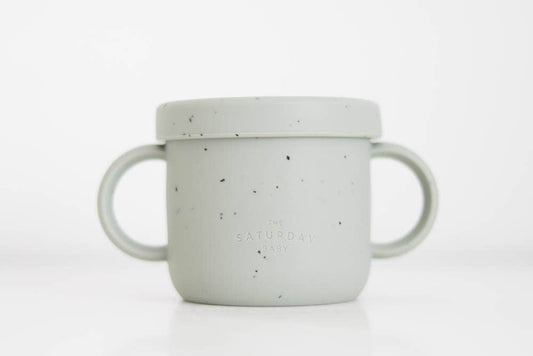 The Saturday Baby - Silicone Snack Cup | Sage