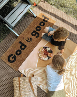 
                  
                    Load image into Gallery viewer, XL Doormat | God is Good
                  
                