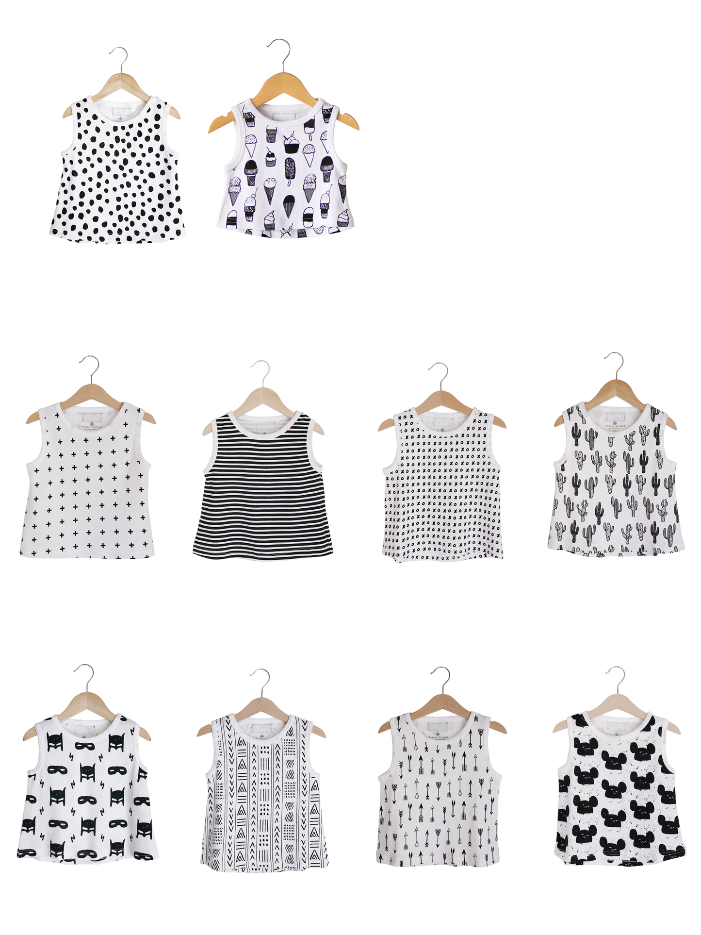 Organic Kids Tank | GOTS Certified Organic Cotton | Signature Prints