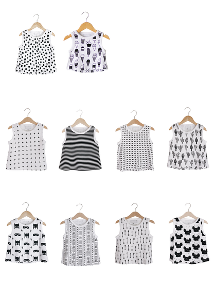 Organic Kids Tank | GOTS Certified Organic Cotton | Signature Prints
