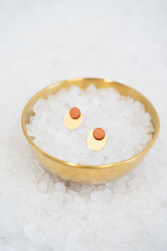 Twenty Two West - Mini Moon Earrings