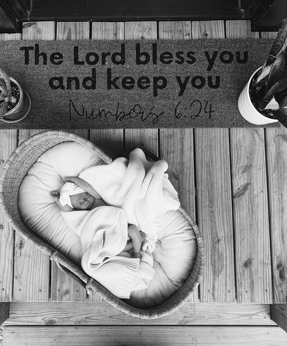 XL Scripture Doormat | Numbers 6:24