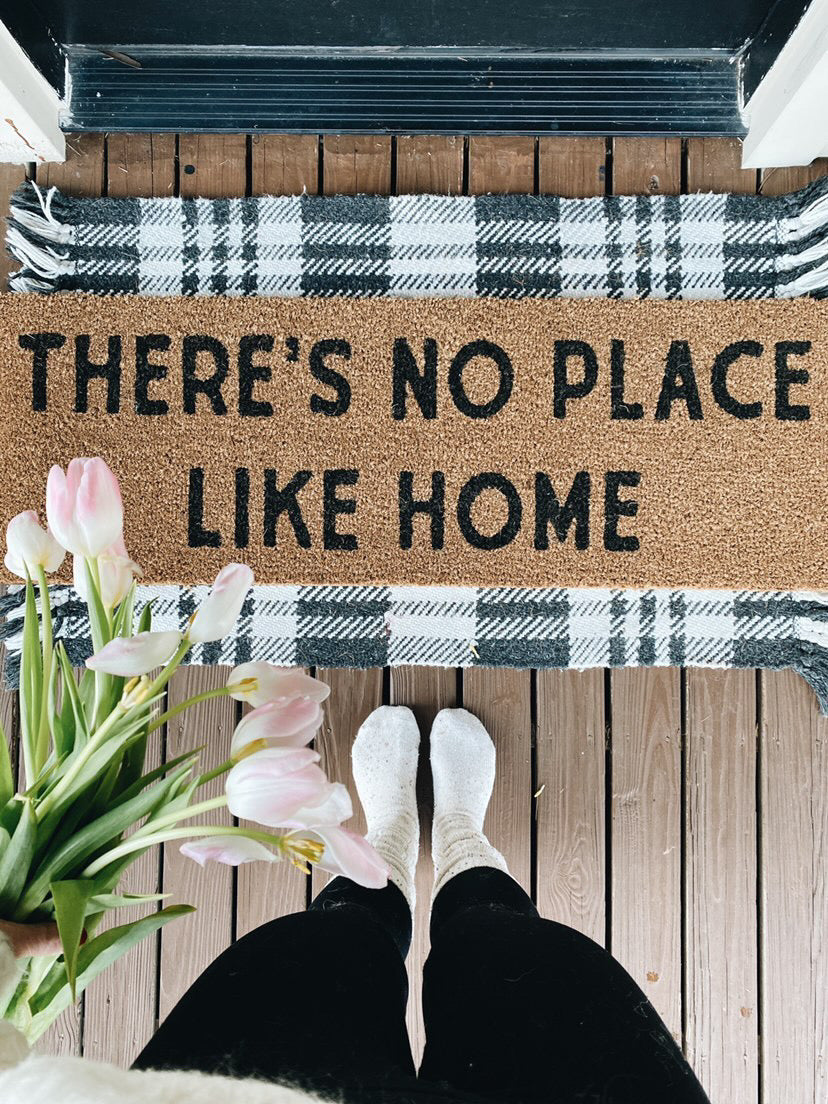 XL Doormat | There's No Place Like Home | Coconut Coir