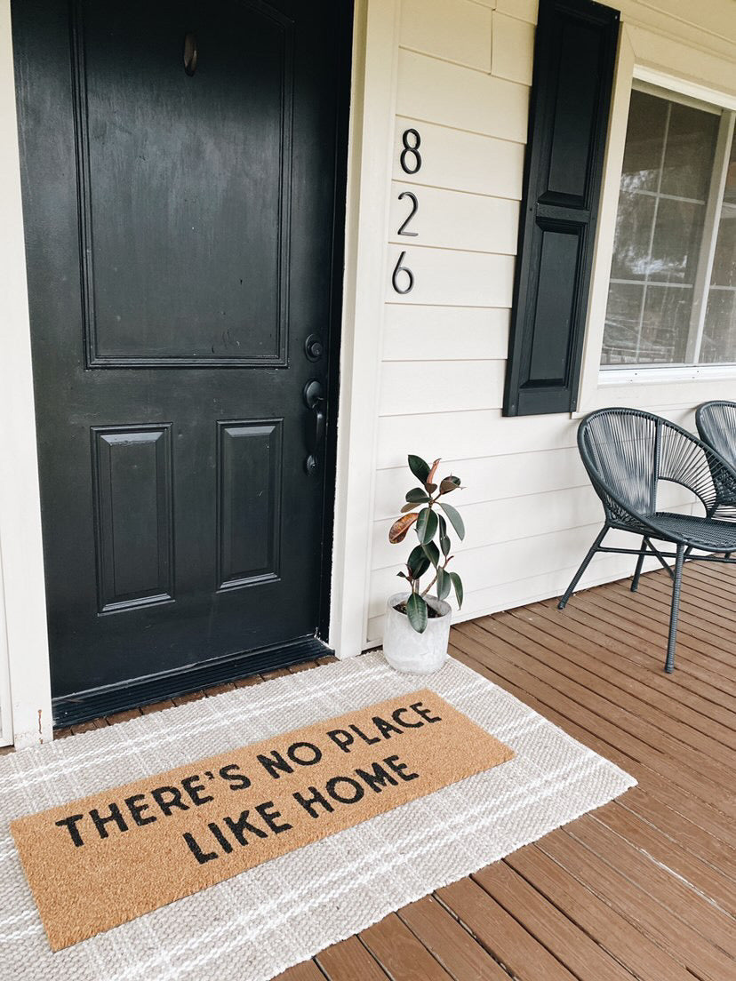 XL Doormat | There's No Place Like Home | Coconut Coir