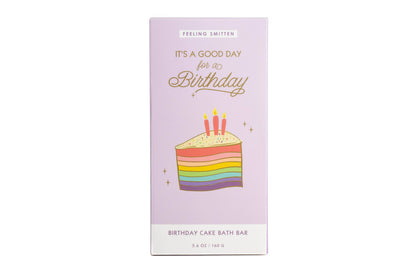 Feeling Smitten - It's a good day for a birthday! Rainbow Bath Bar