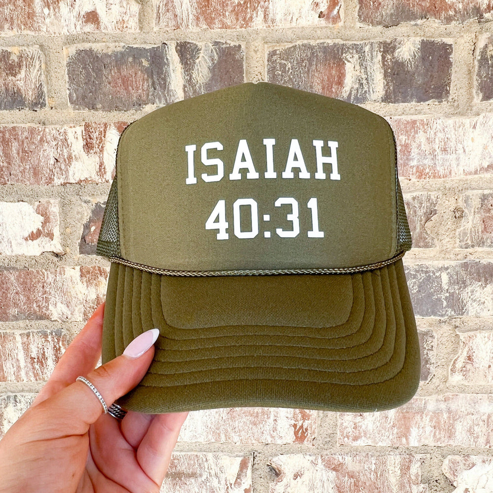 Isaiah 40:31 trucker hat