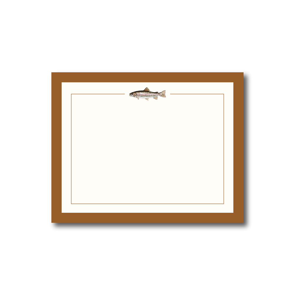 Mads Studio & Co. - Rainbow Trout Flat Notecards