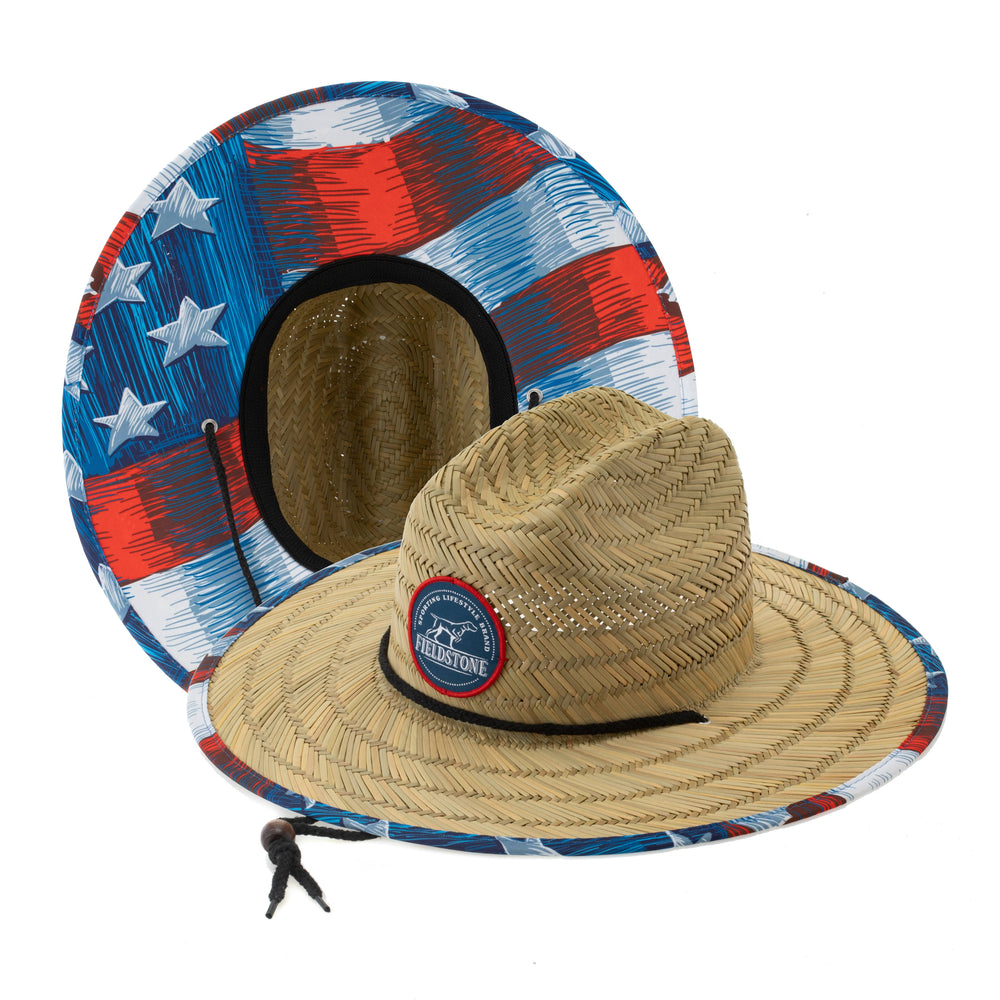 Fieldstone Outdoor Provisions Co. - USA Straw Hat (444U)