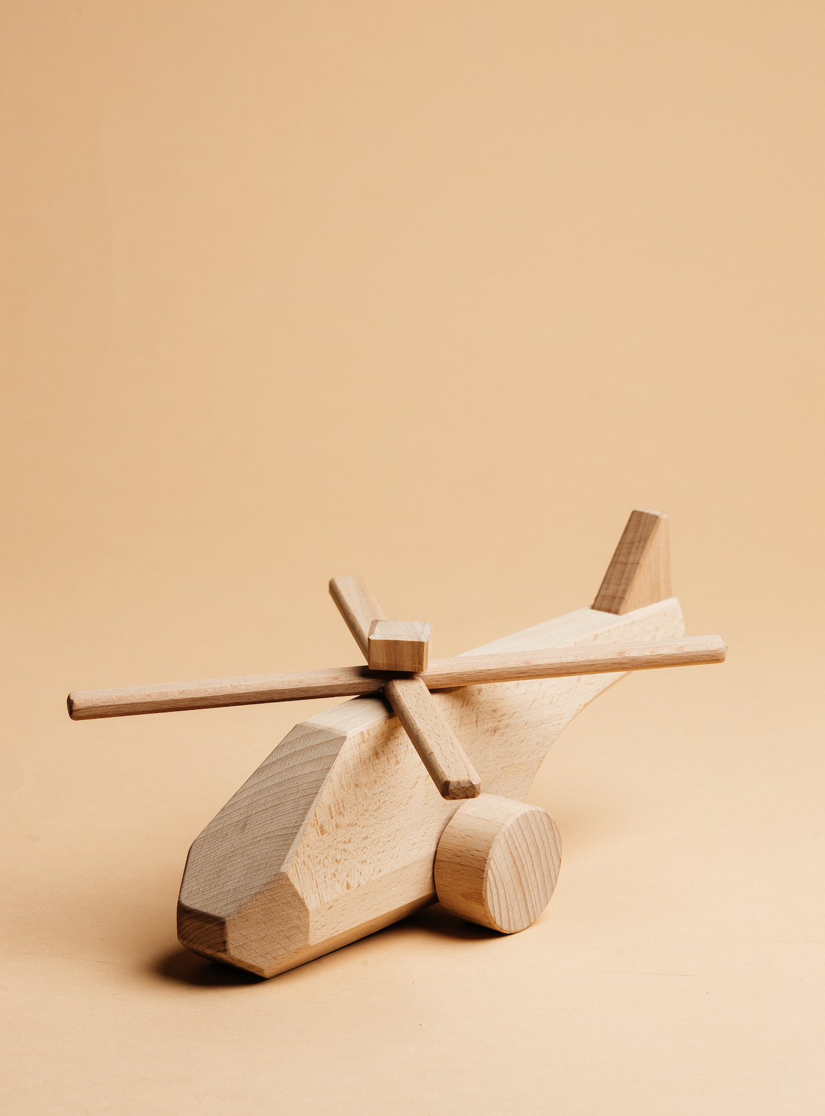Liswood - Wooden Helicopter Not Painted
