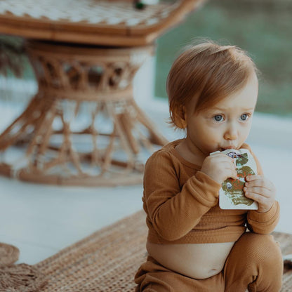 Organic Thermal Baby + Kids Pajama Set | Ginger