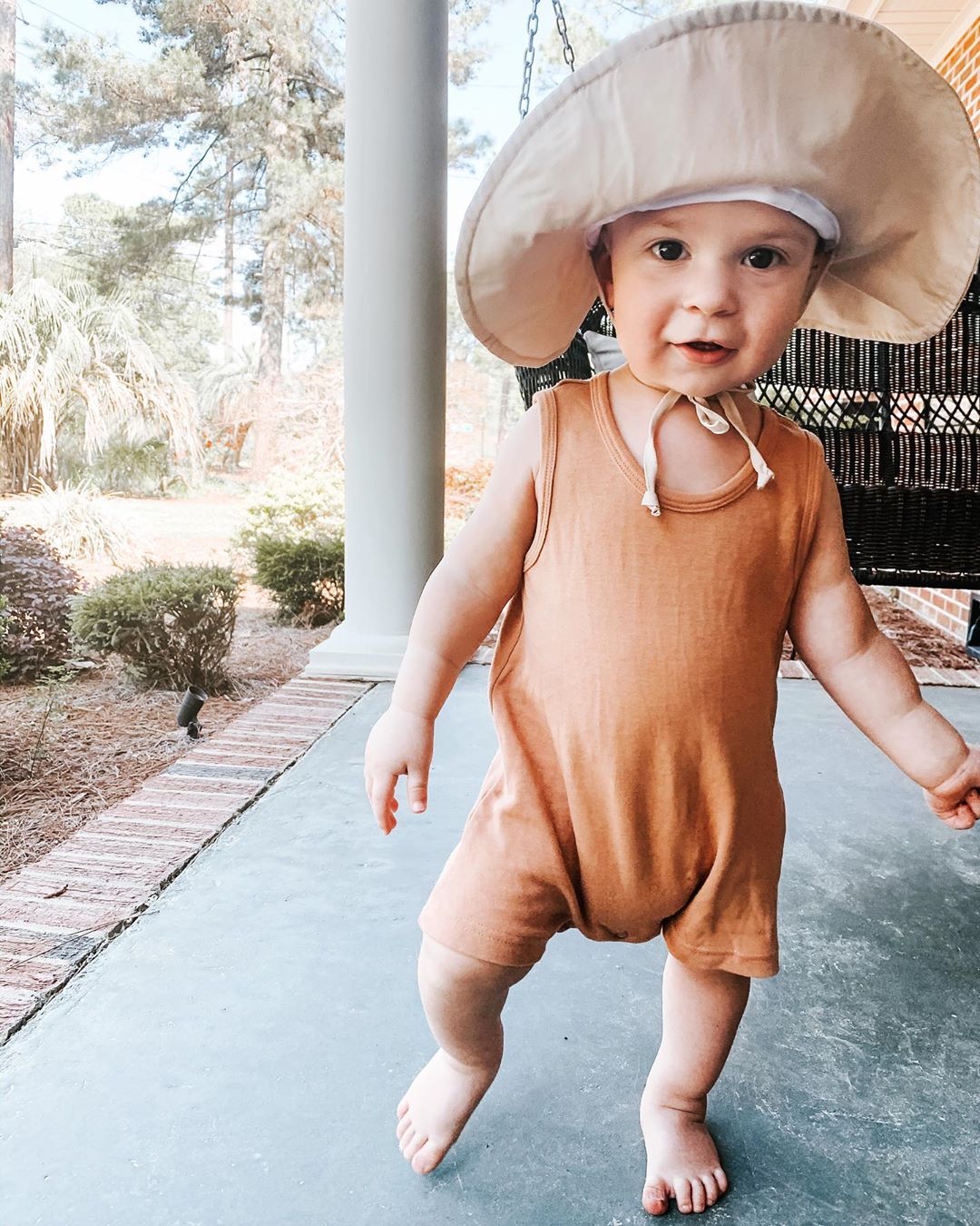 Organic Baby Tank Romper | GOTS Certified Organic Cotton | Solid Colors