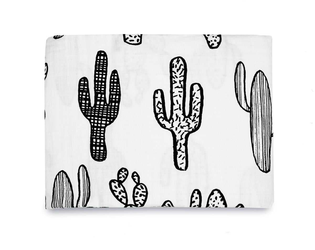 Cactus Organic Swaddle | GOTS Certified Organic Cotton Muslin
