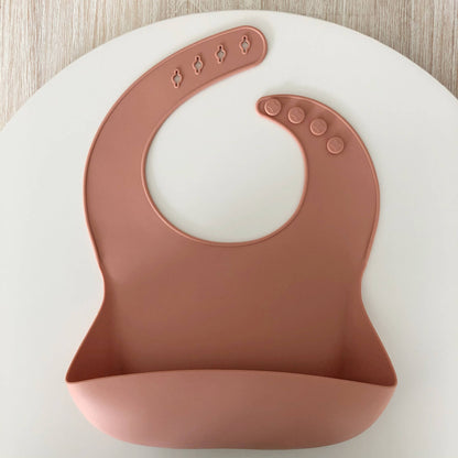 Little Eli - Silicone Bibs - Cherry Blossom