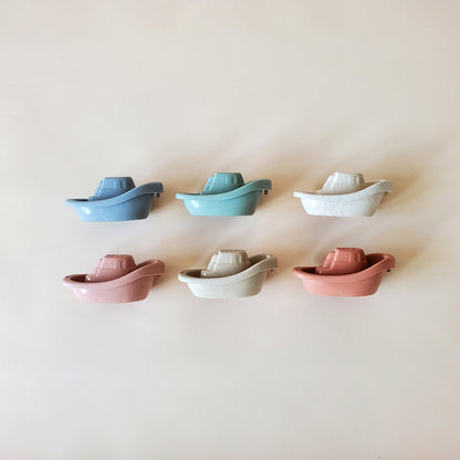 Minito & Co. - Wheat Straw Boat Bath Toy Set