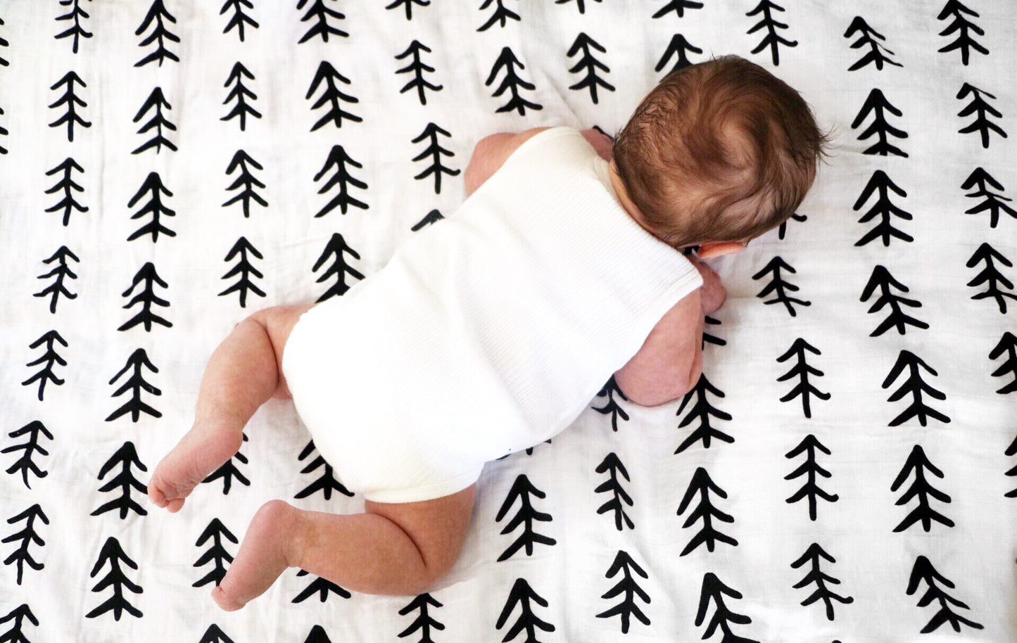 Tree Hugger Organic Swaddle | GOTS Certified Organic Cotton Muslin