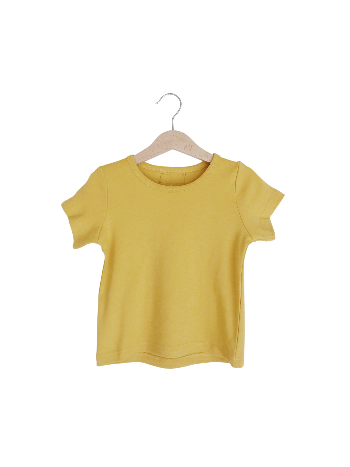 Organic Baby and Kids Tee | GOTS Certified Organic Cotton | Solid Colors | Sizes 3 Months to 5 Years