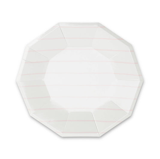 Daydream Society - Frenchie Striped Large Plates (Pack of 8)