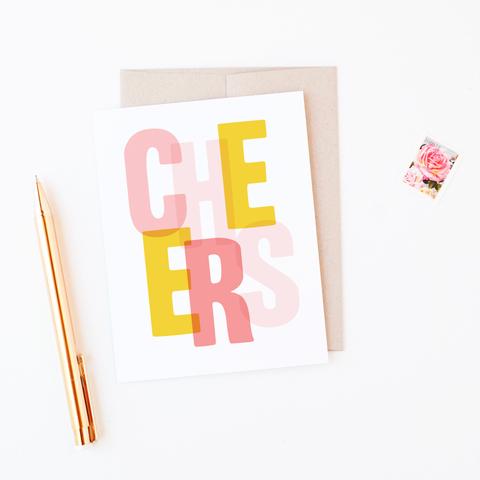 Graphic Anthology -  Cheers Greeting Card