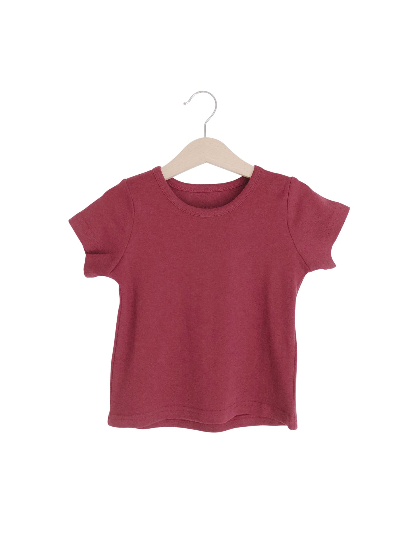 Organic Baby and Kids Tee | GOTS Certified Organic Cotton | Solid Colors | Sizes 3 Months to 5 Years
