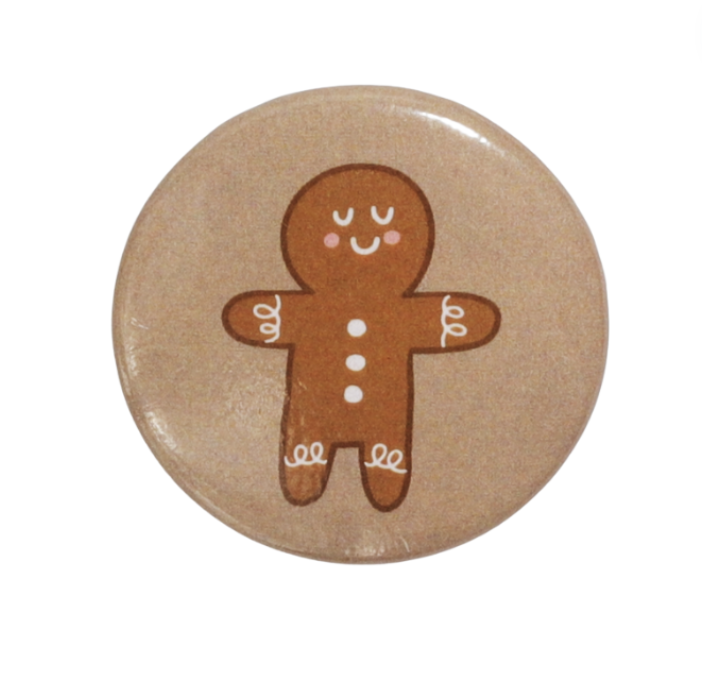 The Penny Paper Co. - Gingerbread Man Button (Classic)