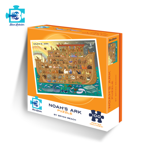 Blue Lobster Puzzles - Noah's Ark 100 Pc Puzzle