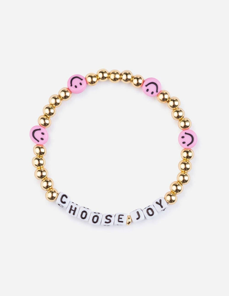 Choose Joy Letter Bracelet: Small